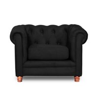 Latam Home - Sofa Florencia 1C Tela Velvet Negro