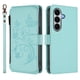 thumbnail image 2 of Funda Cartera Mariposa para [Samsung Galaxy A27 5G] con Soporte y Cremallera Verde menta, 2 of 6