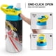 thumbnail image 4 of Meteoro Botella de Agua con Tapa Pop Top de Un Toque, Acero Inoxidable, a Prueba de Fugas, para Deportes, Botella Infantil azul 12 oz, 4 of 6