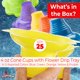 thumbnail image 2 of Vasos Snow Cone, Avant Grub, a prueba de fugas, 120 ml, 25 unidades, con forma de flor, 2 of 6