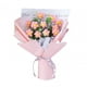 thumbnail image 1 of Ramo De Flores De Ganchillo Flores De Imitación Para El Día De San Valentín Aniversario Boda Rosa, 1 of 6