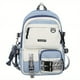 thumbnail image 3 of Stylish Nylon Student Backpack with Color Contrast & Multiple Pockets - Perfect for School & Travel!, 3 of 5