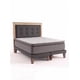 thumbnail image 3 of Cama 2 Plazas Base Europea + Colchón 34 cm con topper + Resortes Bonnell + Respaldo de madera y tapizado, 3 of 4