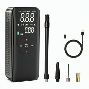 Genérico - Compresor Aire 150Psi Auto Moto Bicicleta Power Bank 2600Mah