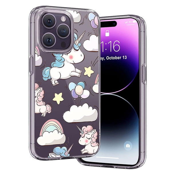 Cute Unicorn Suitable For Apple 13promax Mobile Phone Case Iphone12mini Transparent 14promax Sleeve 11 For Valentines Gift For Boy/Girlfriends Gift