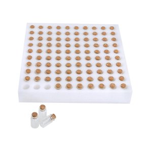 Magideal - Botellas De Cristal Con Tapón De Corcho, Mini Botellas De Corcho, Mini Botellas, Pequeños Tarros Pequeños De Cristal Con Tapa De Corcho, Accesorios Pa Estilo B