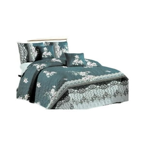 Genérico - Quilt Verano 2 Plazas+2 Fundas Verano Suave 13N60