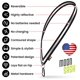 thumbnail image 4 of Reflective Gear MOONSASH, ajustado para caminar, correr y andar en bicicleta, negro, 4 of 9