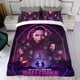 thumbnail image 4 of La Noche del Cazador Conjunto de sábanas temático, trío de piezas, cómodo y amigable con la piel, diseño único, regalo de decoración para el hogar para familiares, amigos y fans,173cm *218cm, 4 of 6