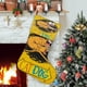 thumbnail image 1 of CatDog Tema: Calcetines de Navidad, fino lino blanco para colgar en escaleras y chimenea, decoración navideña para el hogar, regalo de Navidad. 45cm × 32cm, 1 of 5