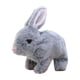 thumbnail image 4 of Juguete De Conejo Interactivo Muñeco De Conejito De Peluche Para Fiesta Favores Festival Gris, 4 of 5
