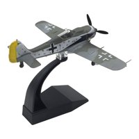 Magideal - Modelo De Avión De Fw-190 A Escala 1/72, Adorno De Simulación Para Decoración Del Hogar Con Soporte De Exhibición, Modelo De Avión, Modelo De Avión De