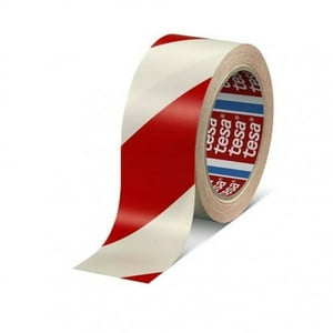 Tesa - Cinta Delimitadora 50Mm X 33Mts Roja / Blanca