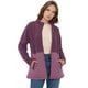 thumbnail image 1 of Chaqueta Muler Polar Aplicación Quilt Morado Corona, 1 of 5