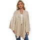 thumbnail image 3 of Mujeres elegante chal envuelve suave abierto delantero poncho suéter para primavera otoño invierno suéter suave cálido envolturas de viaje, 3 of 3