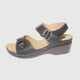 thumbnail image 2 of Sandalia Confort Negro Modelo Italiano, 2 of 4