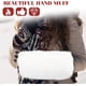 thumbnail image 2 of Falso Piel Hand Muff Doll Hand Calienteer Guantes Plush Gruesoen Hand Muffs Potátil Hand Calienteer Muff con Cod para mujeres Hombres, 2 of 7