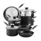 thumbnail image 1 of Juego de utensilios de cocina Anolon SmartStack, anodizado duro, 10 piezas, negro, 1 of 3