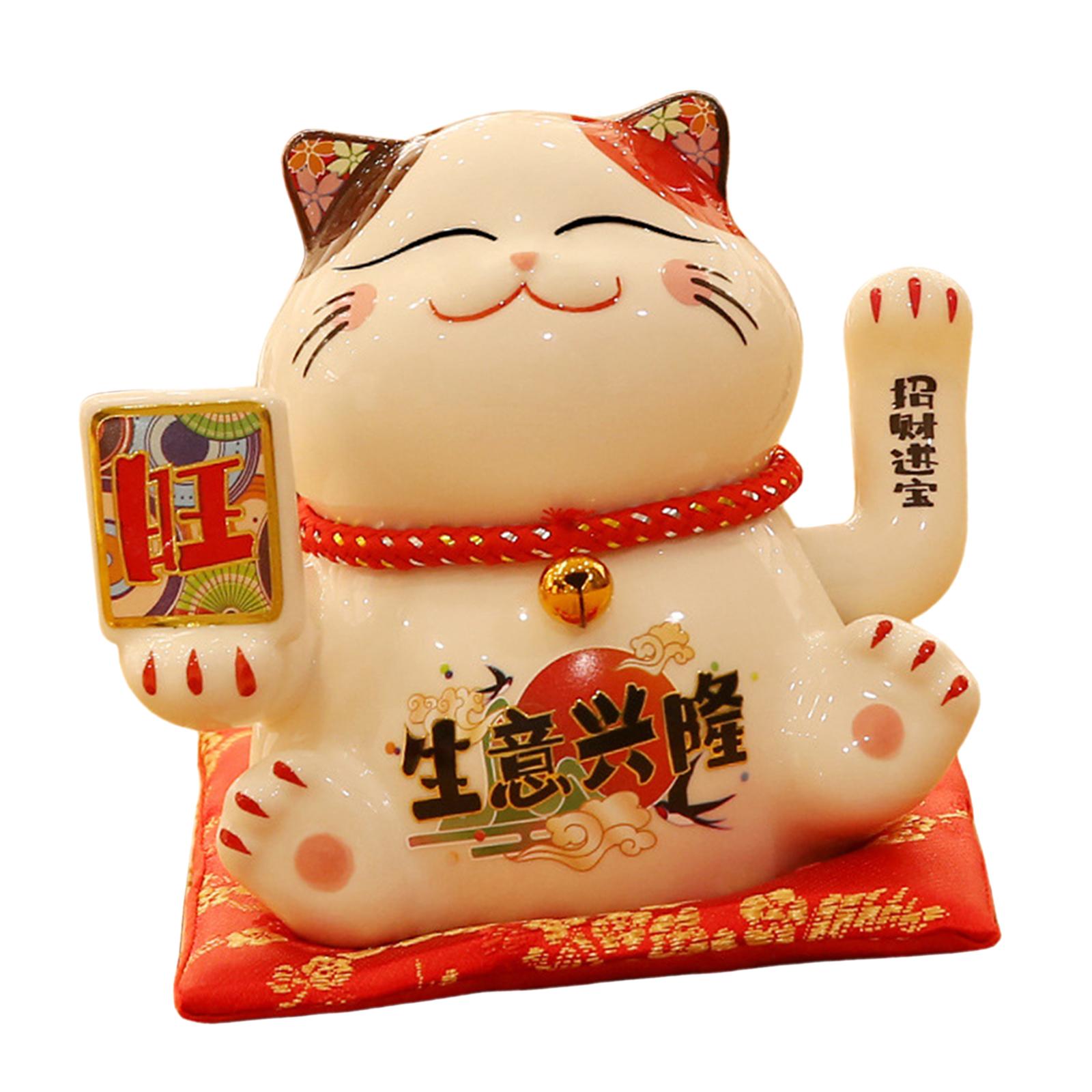 Magideal - Bonitos Adornos De Gatos, Estatuilla De Animales, Artesanía, Regalos De Negocios, Escultura De Estatua De Cerámica Para Estantería De Jardín, , Estilo A