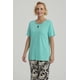 thumbnail image 4 of Polera Mujer Lisa Apertura Turquesa - ll, 4 of 8