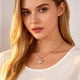 thumbnail image 4 of Collar colgante de amor de amor con piedra de nacimiento Zirconia, regalo de joyería de las mujeres para la Navidad, cumpleaños, aniversario, 4 of 5