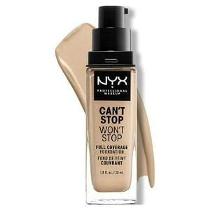 Nyx Professional Makeup - Foundation Nyx Can'T Stop Won'T Stop Full Coverage 6.5 Nude
