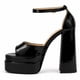 thumbnail image 5 of Sandalia Mujer Plataforma Taco Alto Charol 675, 5 of 8