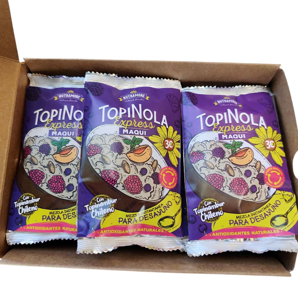 Nutramore - Topinola Express - Desayuno Funcional Con Avena + Topinambur + Maqui