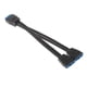 thumbnail image 1 of Cabezal Usb De 19 Pines mch 1 A 2 hmb Conector De Cable Usb Para Placa Base A 200mm, 1 of 3