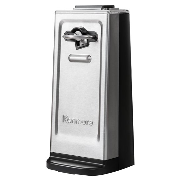 Abrelatas eléctrico Koolatron de borde liso negro/acero