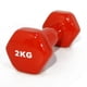 thumbnail image 1 of Mancuerna 2 Kg Rojo Neopreno, 1 of 2
