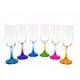 thumbnail image 1 of CRISTAR SET 6 COPAS FLUTE VERSALLES PIE COLOR., 1 of 4