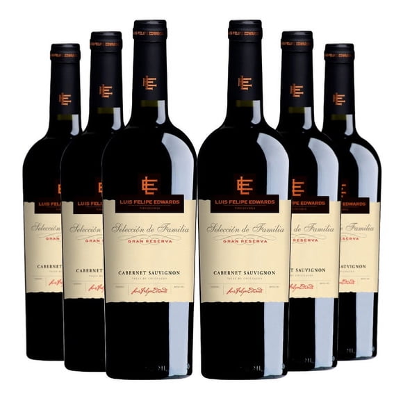 6 Vinos Gran Reserva C. Sauvignon, 750 ml, 14%