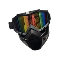 Magideal - Máscara De Soldador Resistente A Impactos, Protector Facial Desmontable, Antivaho Y Antisalpicaduras Para Soldadura Vidrio Multicapa