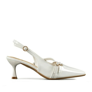 Zapato Talón Descubierto Formal Mujer Weide Ghe101