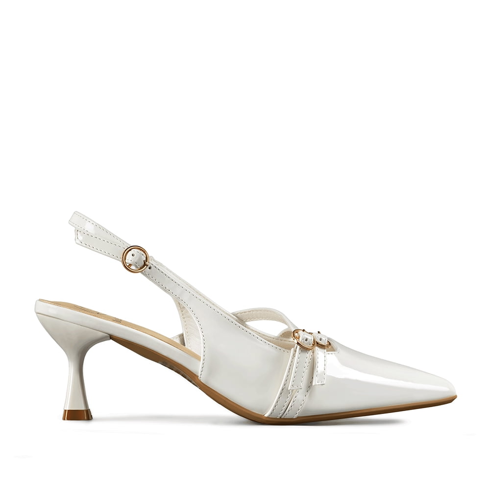 Zapato Talón Descubierto Formal Mujer Weide Ghe101