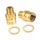 thumbnail image 1 of 2 Piezas Extensor De Pedal De Bicicleta De 20 Mm Espaciador De Pedal Extendido Resistente Para Bicicleta De Carretera Dorado, 1 of 5