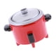 thumbnail image 2 of 1:12 Casa De Muñecas Miniatura Utensilios De Cocina Mini Arrocera Eléctrica Accs Rojo, 2 of 3