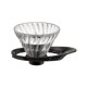 thumbnail image 1 of Cafetera de goteo de vidrio HARIO V60 tamaño 01 negra, 1 of 1