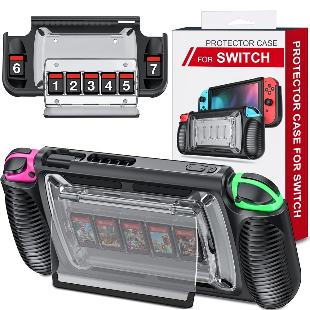 Genérico - Funda Protectora De Agarre Duro Para Consola Nintendo Switch Y Controladores Joy-cons
