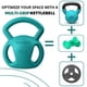 thumbnail image 2 of Kettlebell Yes4All 5-12 kg para Entrenamiento de Fuerza Verde, 2 of 7