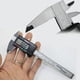 thumbnail image 1 of Calibrador digital electrónico de acero inoxidable Micrómetro de 3,9 qt y 100 mm, 1 of 5