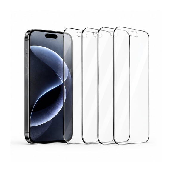 Pack 4 Micas Vidrio Templado 9H para iPhone 11 Protector de Pantalla