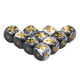 thumbnail image 3 of 10 Uds. Juego De Dados Poliédricos Accesorios De Juegos Familiares Para Favores De Fiesta De Boda Negro Blanco, 3 of 5