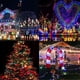 thumbnail image 5 of Guirnalda de luces LED de 200 pies para interiores y exteriores, luces navideñas de alambre transparente, 8 modos, impermeable, con luces parpadeantes, se conecta para decorar árboles, habitaciones, d, 5 of 7