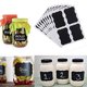 thumbnail image 4 of Xiao Hua Juego de 40 Piezas de Stickers de Etiqueta de Pizarra Impermeable Etiqueta para Frascos Pegar y Quitar para Frascos Mason Botellas de Vidrio Despensa Sala de Manualidades (1.93 L x 1.34 W, 4 of 4
