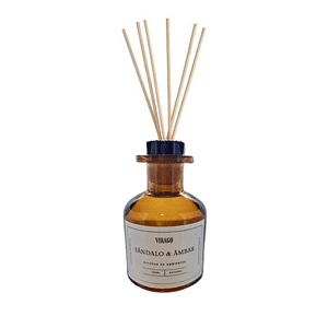 Genérico - Difusor Aroma Sándalo Ámbar Ambiental Varillas Virago 150Ml
