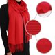 thumbnail image 4 of Chal RIIQIICHY de Pashmina 191 cm x 69 cm con Flecos, 4 of 6