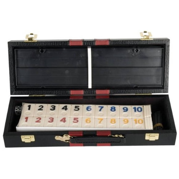 Game Deluxe Rummy CHH con estantes de plástico