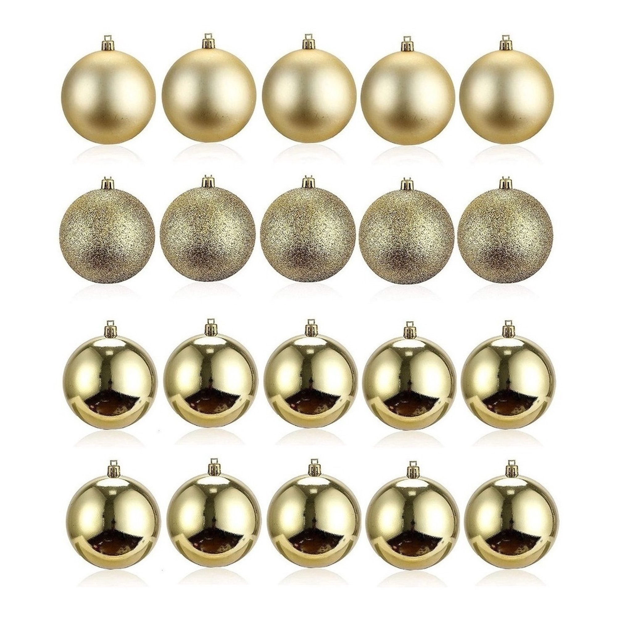 Genérico - X20 Esferas Navidad Decorativa Bambalina Adorno Navideño 8cm